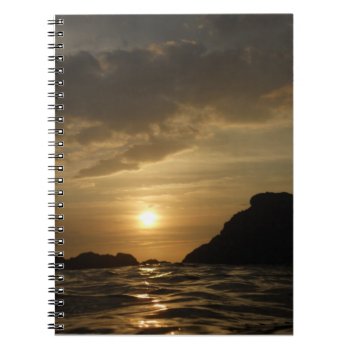 Liquid Gold Hawaiian Sunset Notebook by MaKaysProductions at Zazzle
