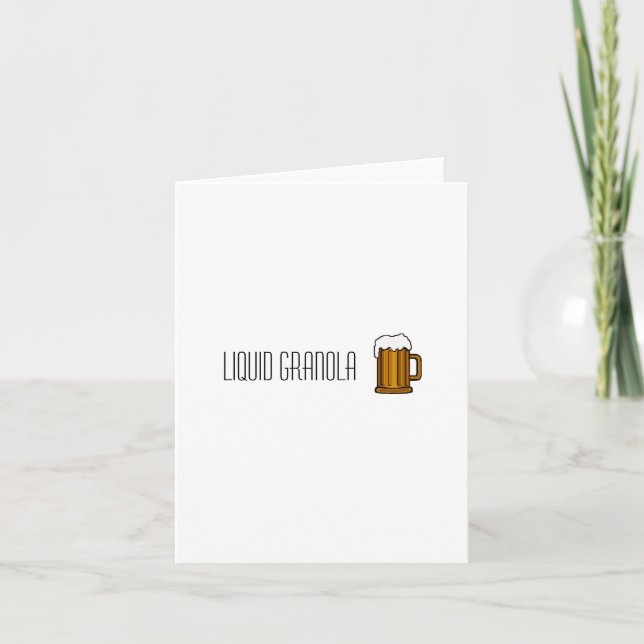 liquid granola note card (Front)