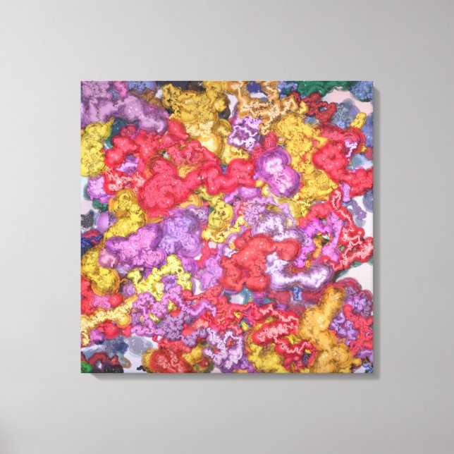 Liquid Kinetic Painting  Canvas Print (Front)
