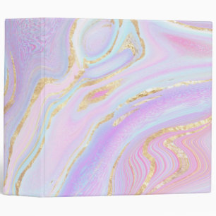liquid marble art 3 ring binder