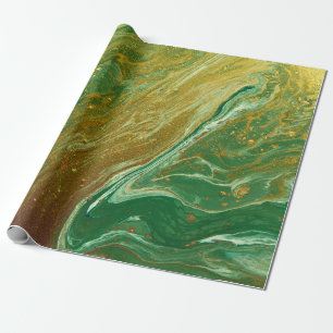 Liquid marble pattern wrapping paper