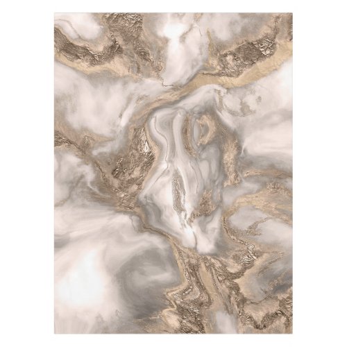 Liquid marble _ pearl and gold tablecloth