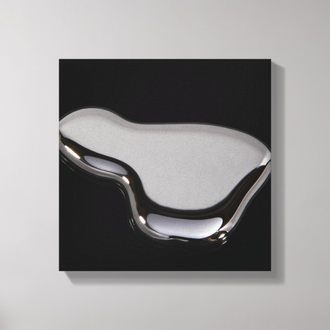 Liquid Mercury Canvas Print (Front)