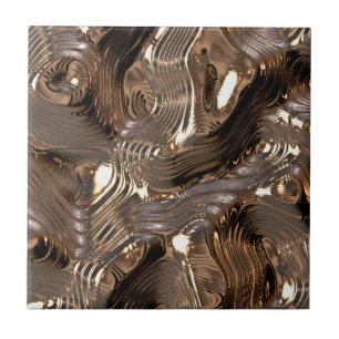 Liquid Metal Ceramic Tile