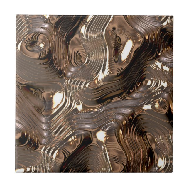 Liquid Metal Ceramic Tile (Front)