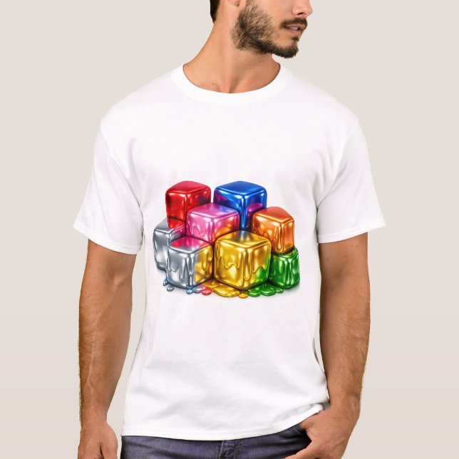 Liquid Metal Geometry Shirt (Front)