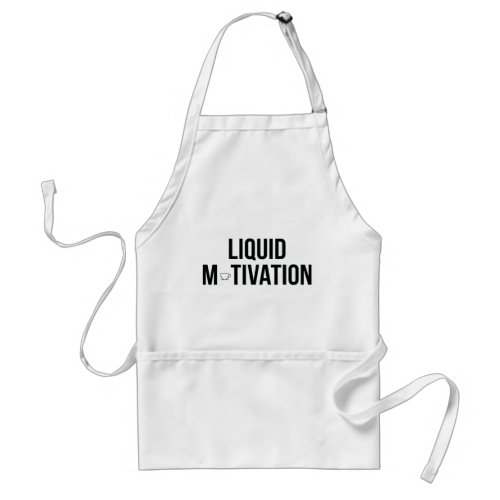 Liquid Motivation Modern Caffeine Addict  Adult Apron