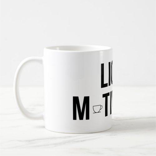 Liquid Motivation Modern Caffeine Addict  Coffee Mug