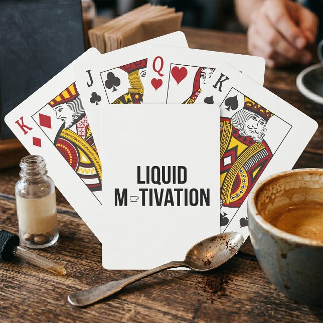 Liquid Motivation Modern Caffeine Addict  Poker Cards (Creator Uploaded)