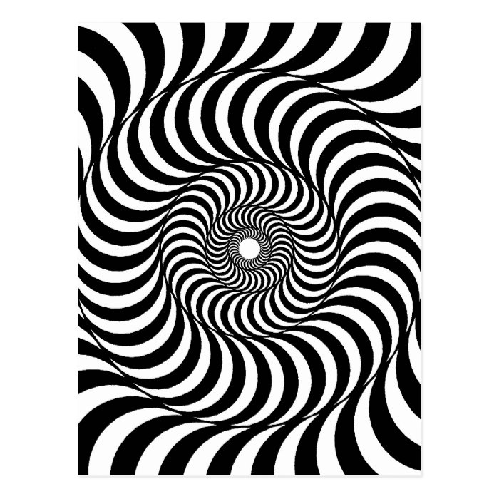 liquid   Op Art Postcard