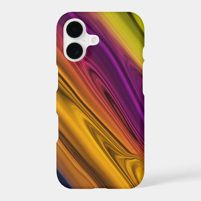 Liquid Paint Abstract iPhone Case (Back)