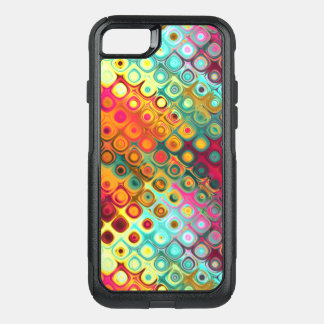 Liquid Rainbow Dots OtterBox Commuter iPhone SE/8/7 Case