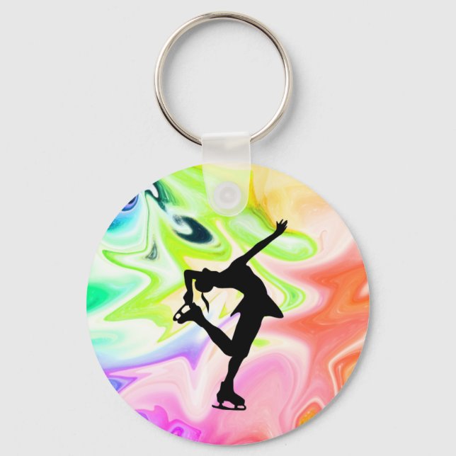 LIQUID RAINBOW & SKATER KEYCHAIN (Front)