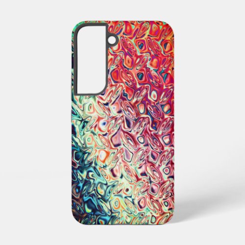 Liquid Red Gel Abstract Samsung Galaxy S22 Case