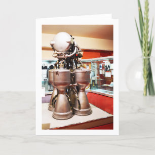 Liquid rocket engine RD214 Holiday Card