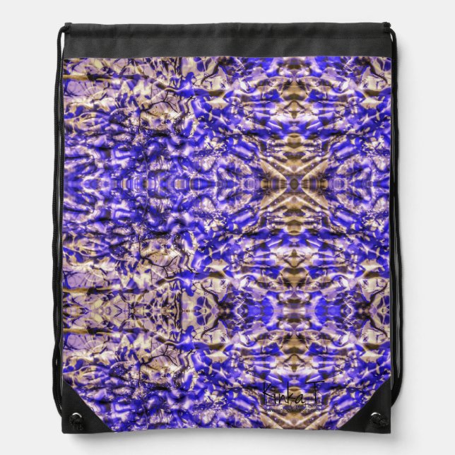 Liquid Shatter Drawstring Bag (Front)