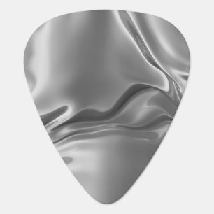 Liquid Silver Digital Print Guitar Pick