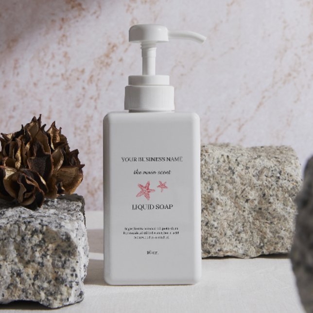 Liquid soap dispenser cosmetics bottle packaging rectangular sticker (Liquid soap dispenser cosmetics bottle packaging rectangular sticker)