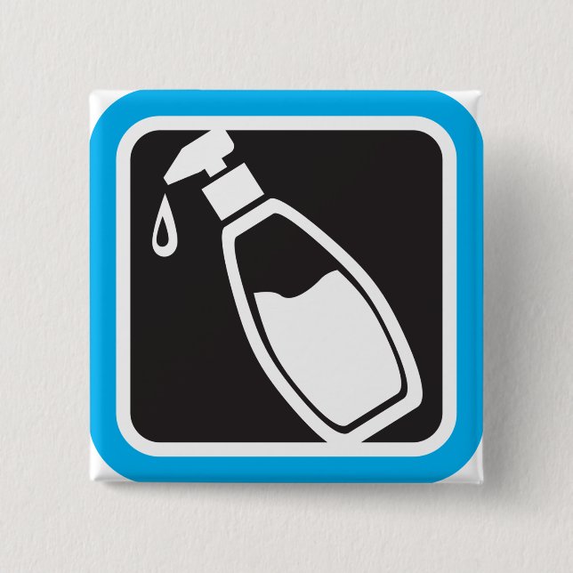 Liquid Soap Dispenser Pump Bottle Icon Button (Front)