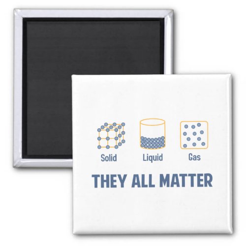 Liquid Solid Gas _ They All Matter Magnet