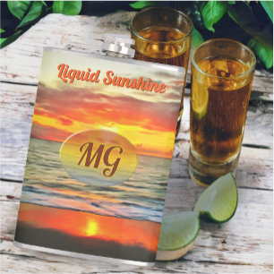 Liquid Sunshine Sunset 1738 Flask