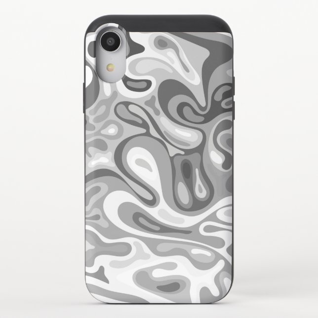 Liquid surface 13 uncommon iPhone case (Back)