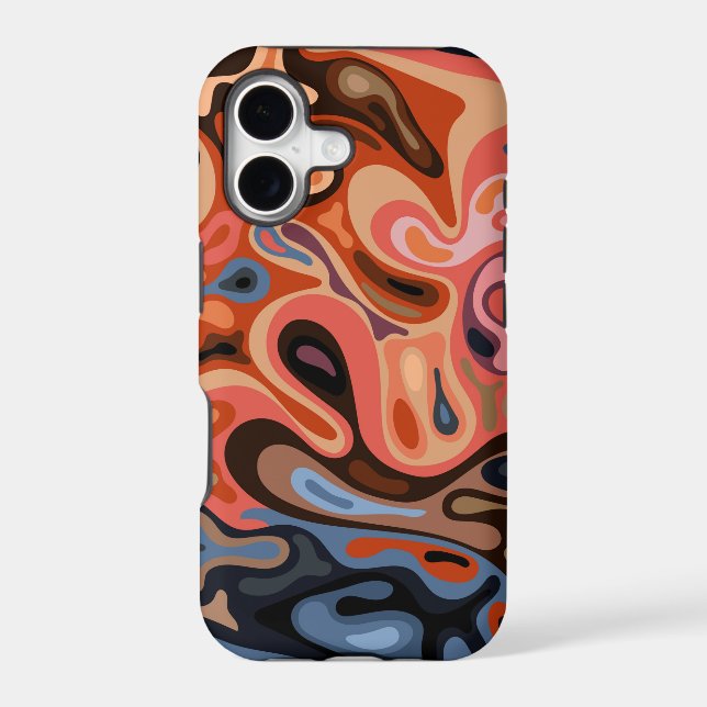 Liquid surface 4 iphone case (Back)