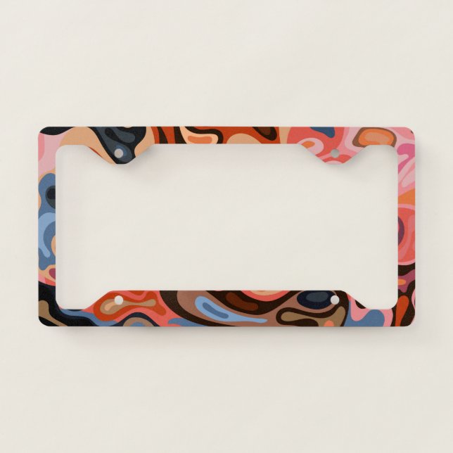 Liquid surface 4 license plate frame (Front)