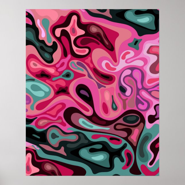 Liquid surface 5 poster (Front)