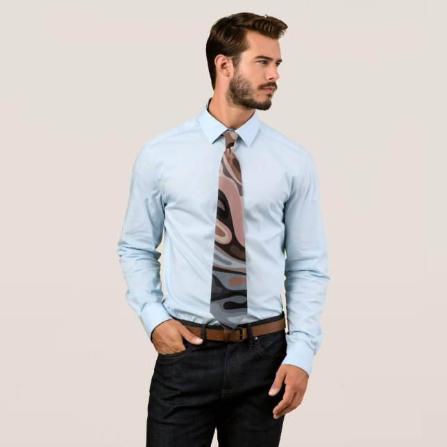 Liquid surface 9 neck tie (In Situ)