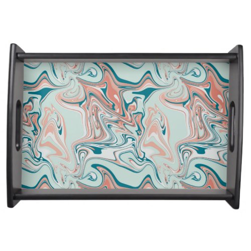 Liquid Swirl Serving Tray