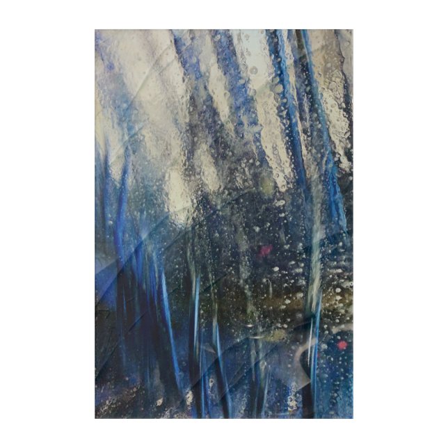 Liquid Symphony in Motion Acrylic Print (Front)