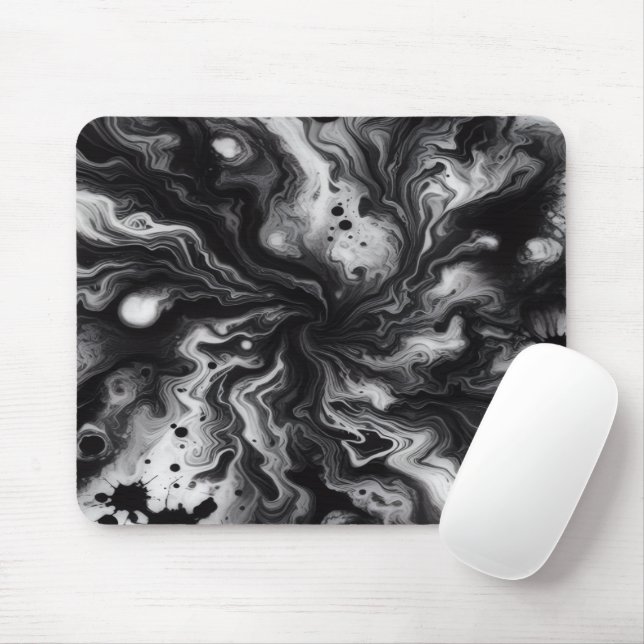 Liquid Tie Die  Mouse Pad (With Mouse)