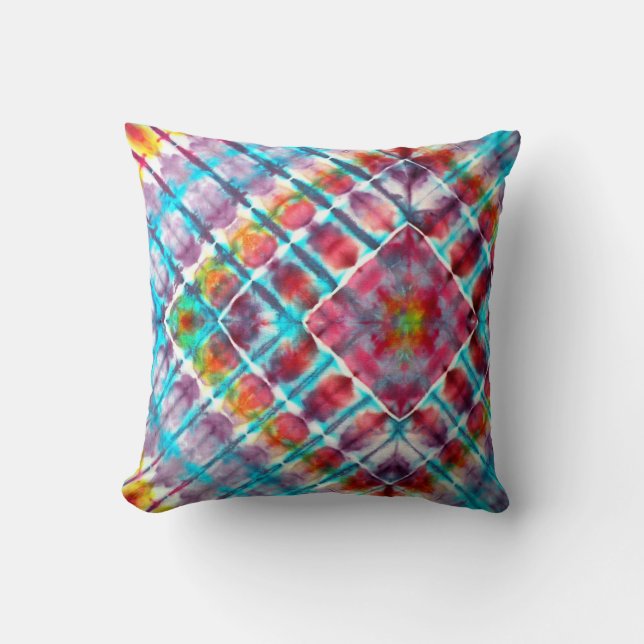 "Liquid Vector", abstract, psychedelic Throw Pillow (Front)