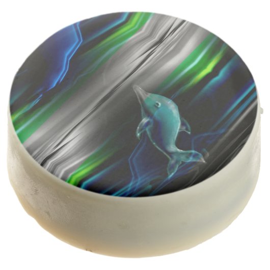 Liquid Vibrations Dolphin Neon Oreo Cookies (Angled)