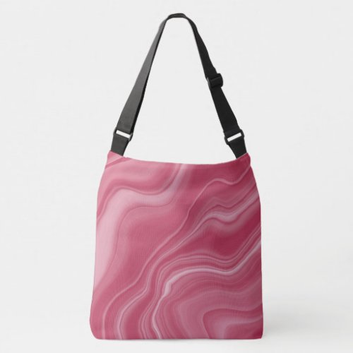 Liquid Viva Magenta Agate Dream 1 decor art Crossbody Bag