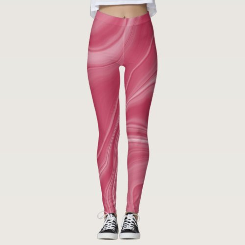 Liquid Viva Magenta Agate Dream 1 decor art Leggings