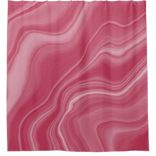 Liquid Viva Magenta Agate Dream 1 decor art Shower Curtain