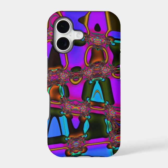 liquid waves iphone case (Back)