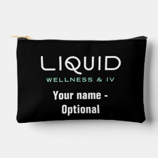 Liquid Wellness & IV - Black Accessory Pouch
