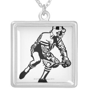 LiquidLibrary 3 Silver Plated Necklace