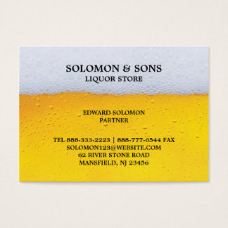 Liquor Business Cards Templates Zazzle Liquor Beer Chubby Business Card