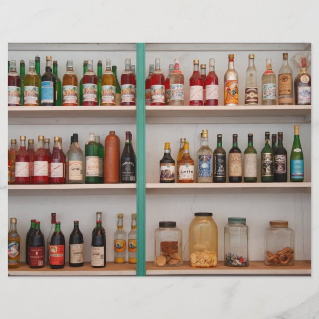 Liquor bottles flyer (Front)