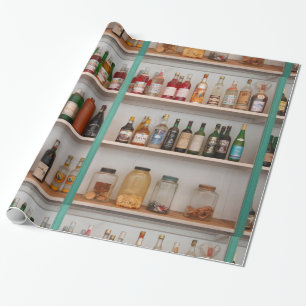Liquor bottles wrapping paper