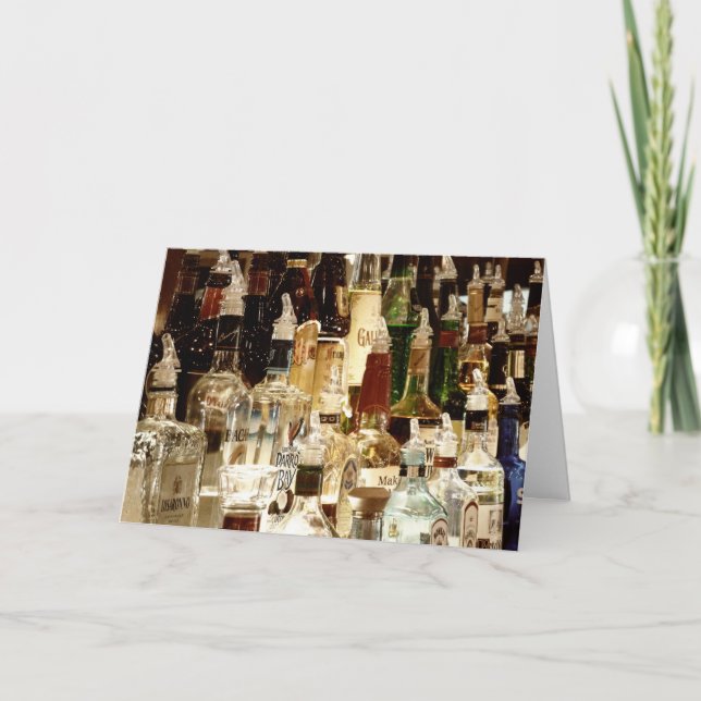 Liquor Greeting Card (Front)