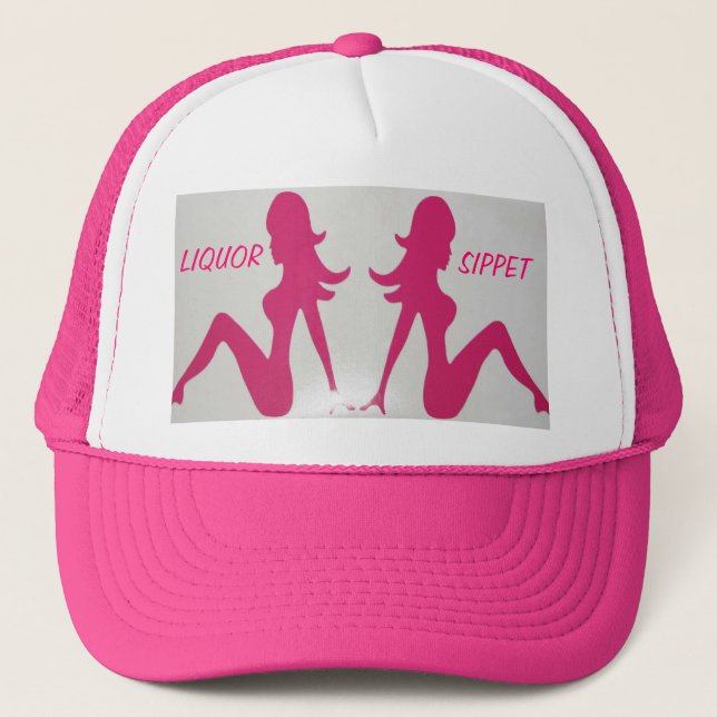 LIQUOR, SIPPET - Customized Trucker Hat (Front)