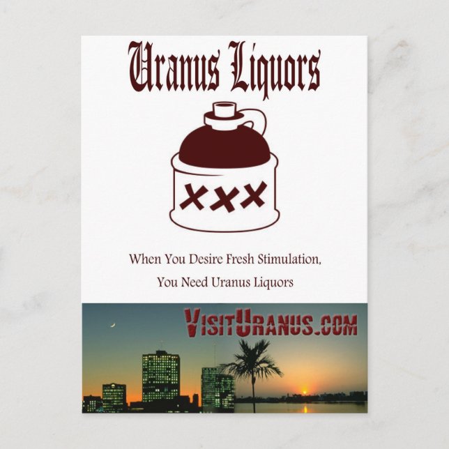 Liquor Store Postcard (Front)