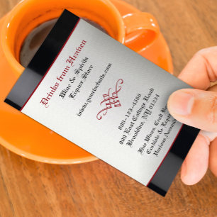 Liquor Wine Store Business Card Template