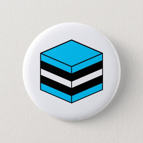 Liquorice All Sort _ Blue White and Black Button