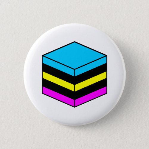 Liquorice All Sort _ Blue Yellow Magenta  Black Button